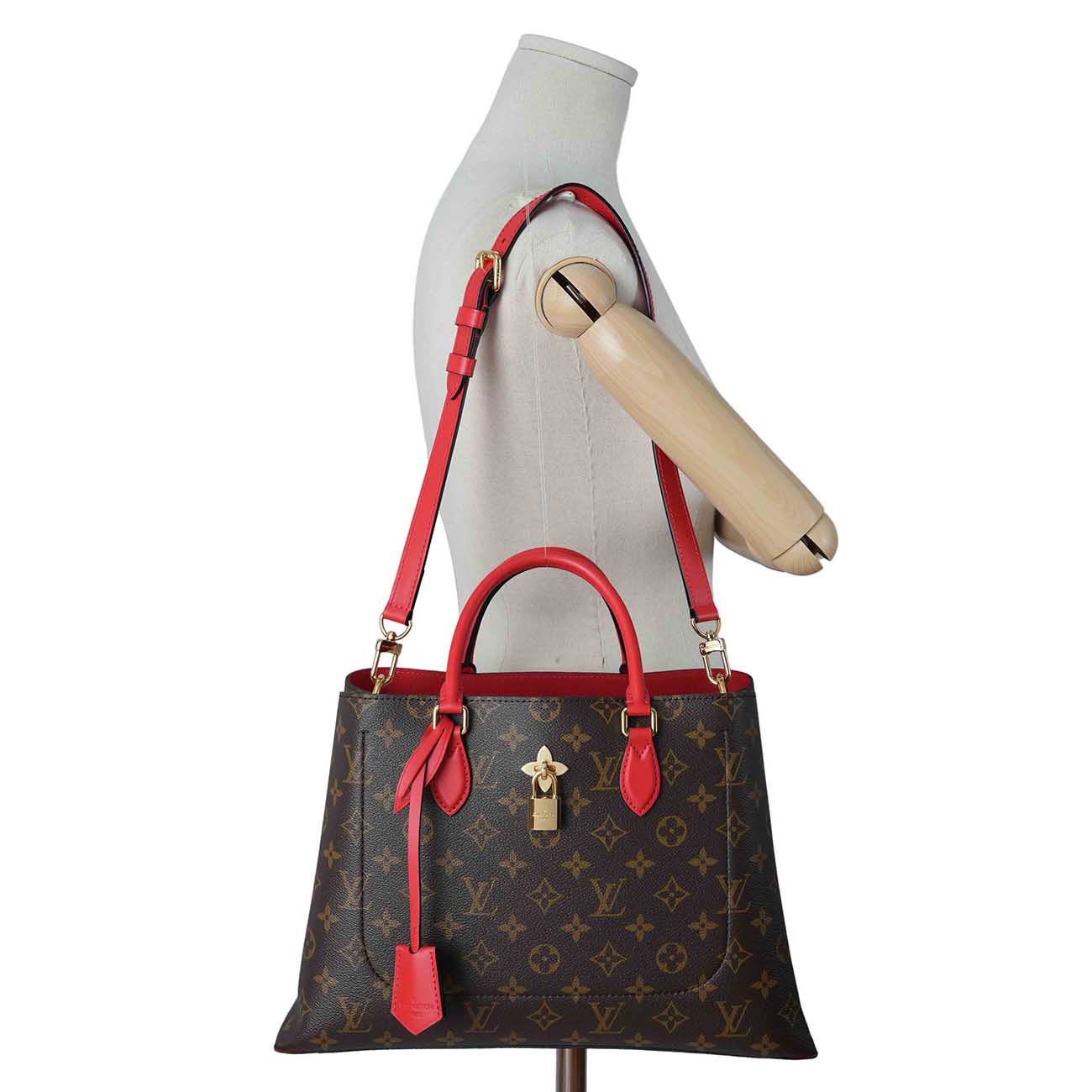 LOUIS VUITTON(USED)루이비통 M43553 모노그램 플라워 토트 겸 숄더백